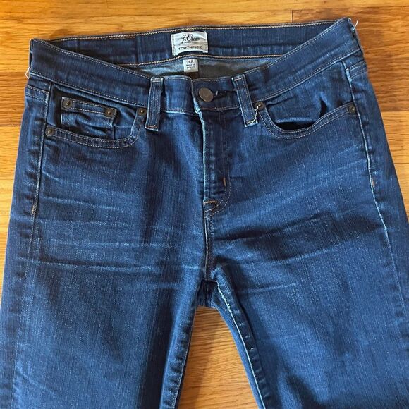 J CREW | blue toothpick jeans 26P - Picture 2 of 7